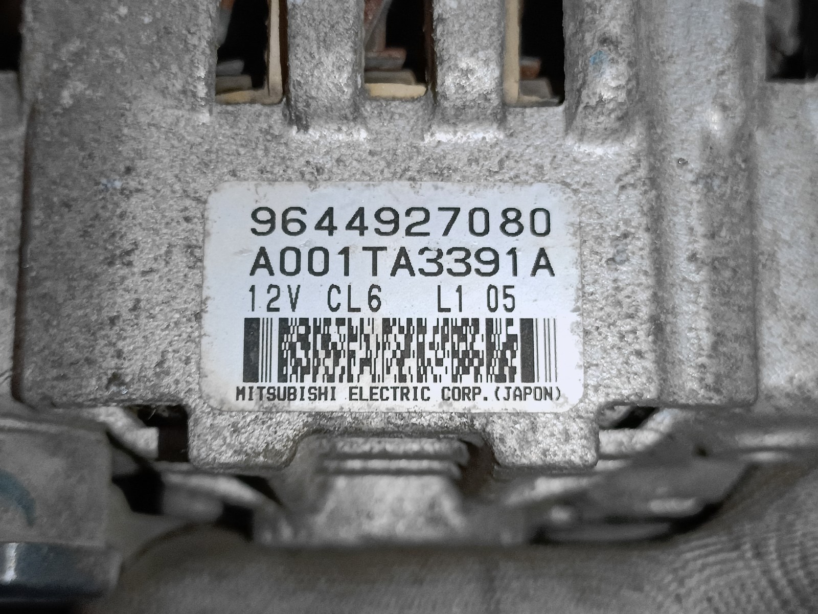 Citroen / Peugeot 1.1i / 1.4i Mitsubishi CL6 Generátor (15000KM-es)