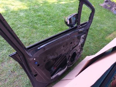 OPEL MERIVA Bal első Ajtó Fekete (Üres lemez) 3392 - Bal első Ajtó (Üres lemez)