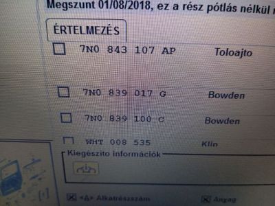 Jobb hátsó Ajtó (Részeivel) - 4. kép