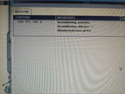 Motor Kábelköteg - Kapcsoló, kábel