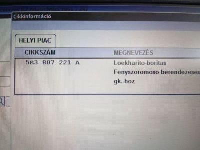 Első Lökhárító (Üresen) - Lökhárító