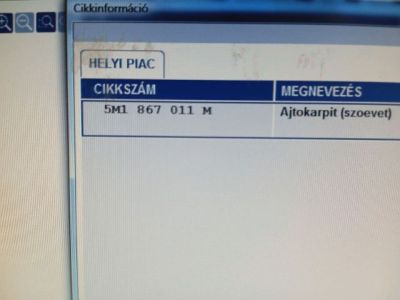 Bal első Ajtó Kárpit - 4. kép