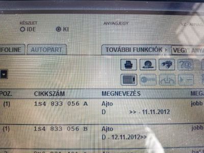 Jobb hátsó Ajtó (Üres lemez) - 14. kép