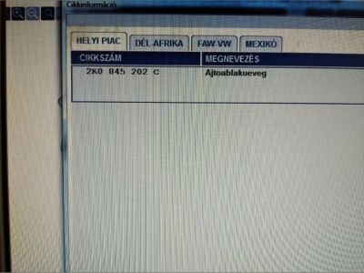 Jobb első Ablak - Ablak