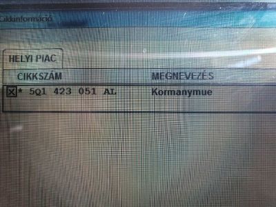 Kormánymű (Elektromos) - 8. kép