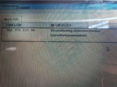 Kormánymű (Elektromos) - 9. kép