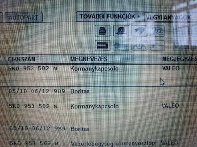 Komplett Kormánykapcsoló (Bajuszkapcsoló) - 6. kép