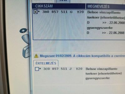 Belső Visszapillantó Tükör - Visszapillantó Tükör