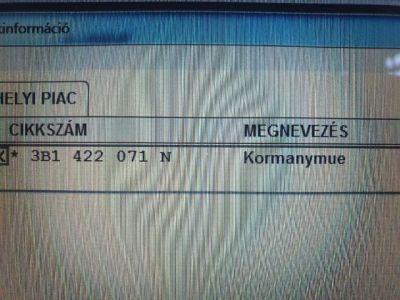 Kormánymű Szervós - 9. kép