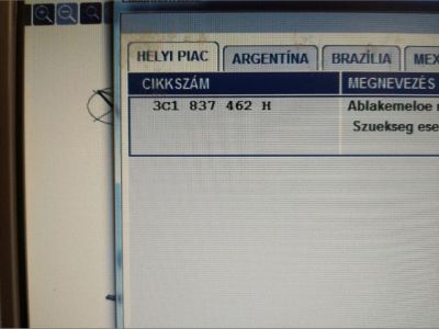Jobb első Ablakemelő Szerkezet (Elektromos) - Ablakemelő
