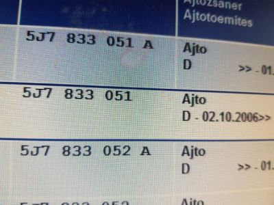 Bal hátsó Ajtó (Üres lemez) - 6. kép