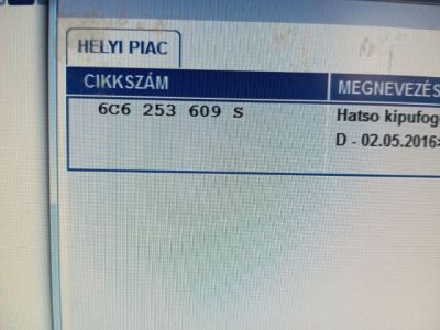 Hátsó Kipufogó Dob - 7. kép