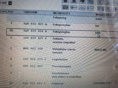 Jobb hátsó Féknyereg Munkahengerrel - 10. kép