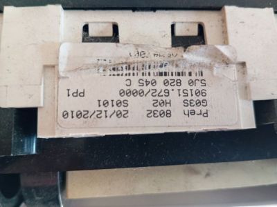 Fűtéskapcsoló (manuális klímás) - Klíma