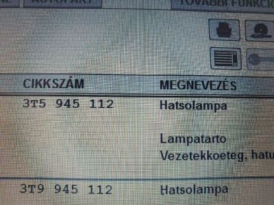 Jobb Hátsó Lámpa - 7. kép