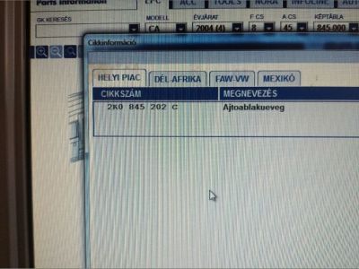 Jobb első Ablak - Ablak