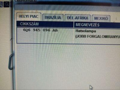 Jobb Külső Hátsó Lámpa - Hátsó Lámpa