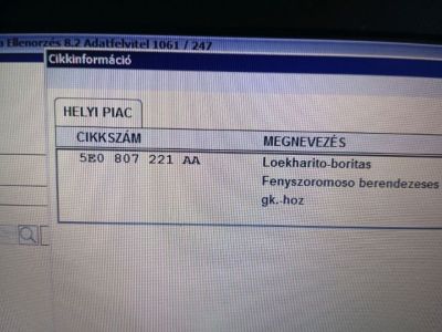 Első Lökhárító (Üresen) - Lökhárító