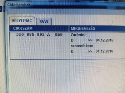 Hátsó középső Fejtámla - 3. kép