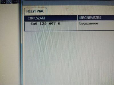 Légszűrő Ház - Szűrő