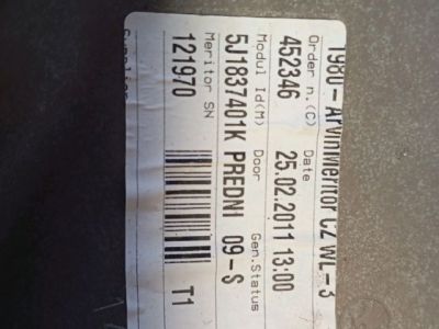 Bal első Ablakemelő Szerkezet (Elektromos) - Ablakemelő