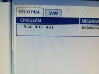 Bal első Ablakemelő Szerkezet (Elektromos) - 4. kép