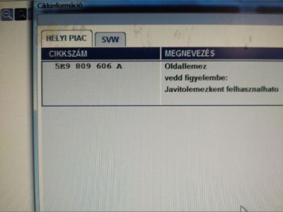 Jobb Küszöb - Karosszéria elem (lemez)