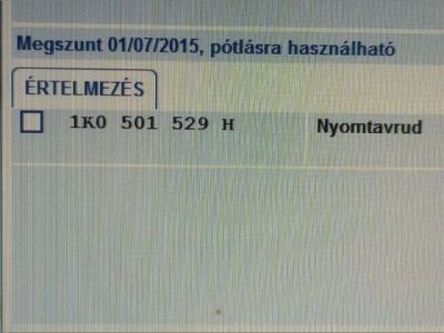 Bal hátsó Futómű Kitámasztó - Futómű, kormányzás, felni