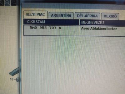 Hátsó Ablaktörlő Kar - Ablaktörlő