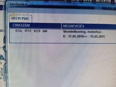 Motor Kábelköteg - 3. kép