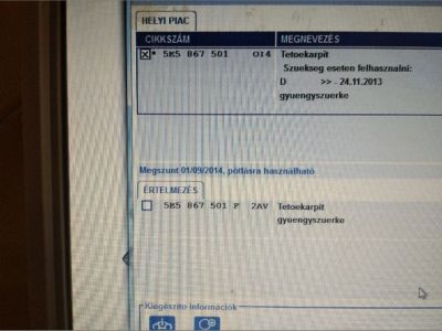 Tetőkárpit - Kárpit