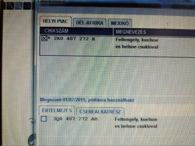 Jobb Féltengely - 4. kép