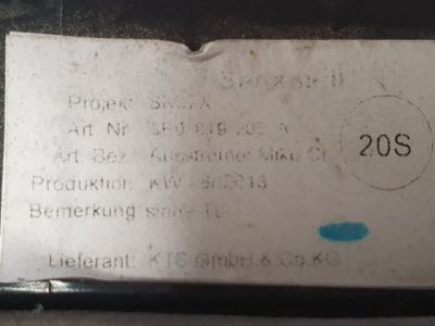 Hátsó középső Szellőző - 6. kép