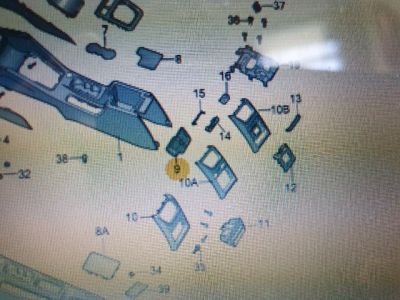 Hátsó középső Szellőző - 7. kép