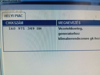 Generátor Kábelköteg - 4. kép