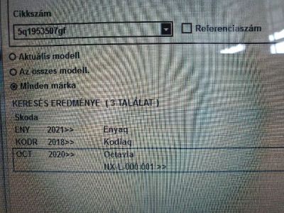 Bal Kormánykapcsoló Irányjelző (Tempomatos) - 11. kép