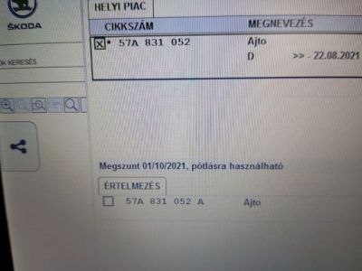 Jobb első Ajtó (Üres lemez) - 4. kép