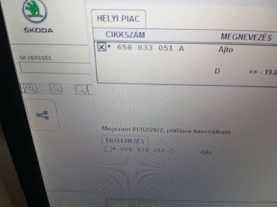 Bal hátsó Ajtó (Üres lemez) - 2. kép