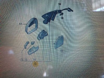 Bal Visszapillantó Tükör (Elektromos) - 11. kép