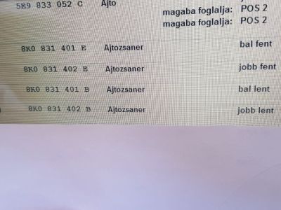 Jobb hátsó Zsanér - 7. kép