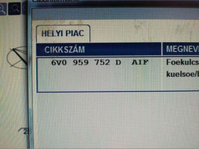 Gyújtáskapcsoló Zárbetét - 4. kép