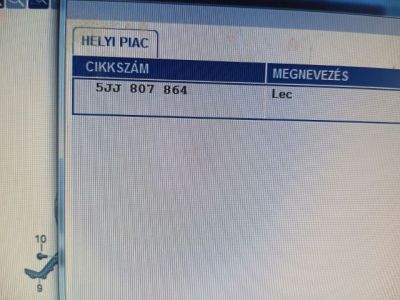 Hátsó középső Lökhárító Tartó (Műanyag) - 4. kép