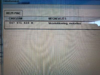 Motor Kábelköteg - 9. kép