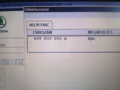 Bal hátsó Ajtó (Üres lemez) - Ajtó