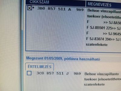 Belső Visszapillantó Tükör - 4. kép