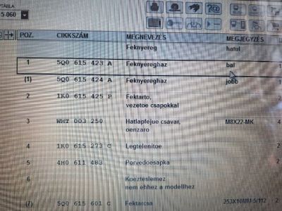 Bal hátsó Féknyereg Munkahengerrel - 8. kép