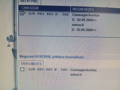 Csomagtér Tálca - 4. kép