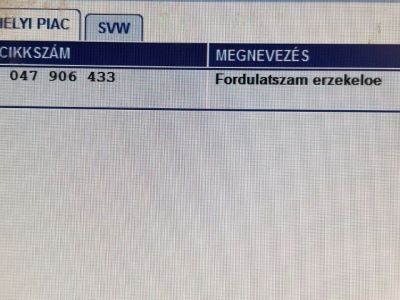 Főtengely Fordulatszám Jeladó - 5. kép