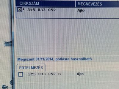 Jobb hátsó Ajtó (Üres lemez) - 7. kép