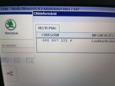 Első Lökhárító (Üresen) - Lökhárító